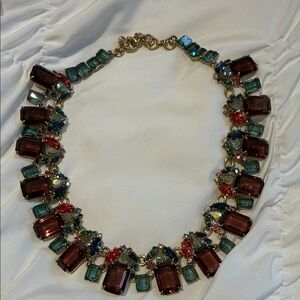 J Crew Multicolor Statement Necklace